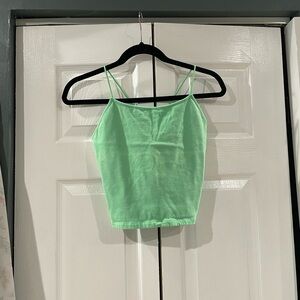American Eagle Outfitters Lime Crop Top